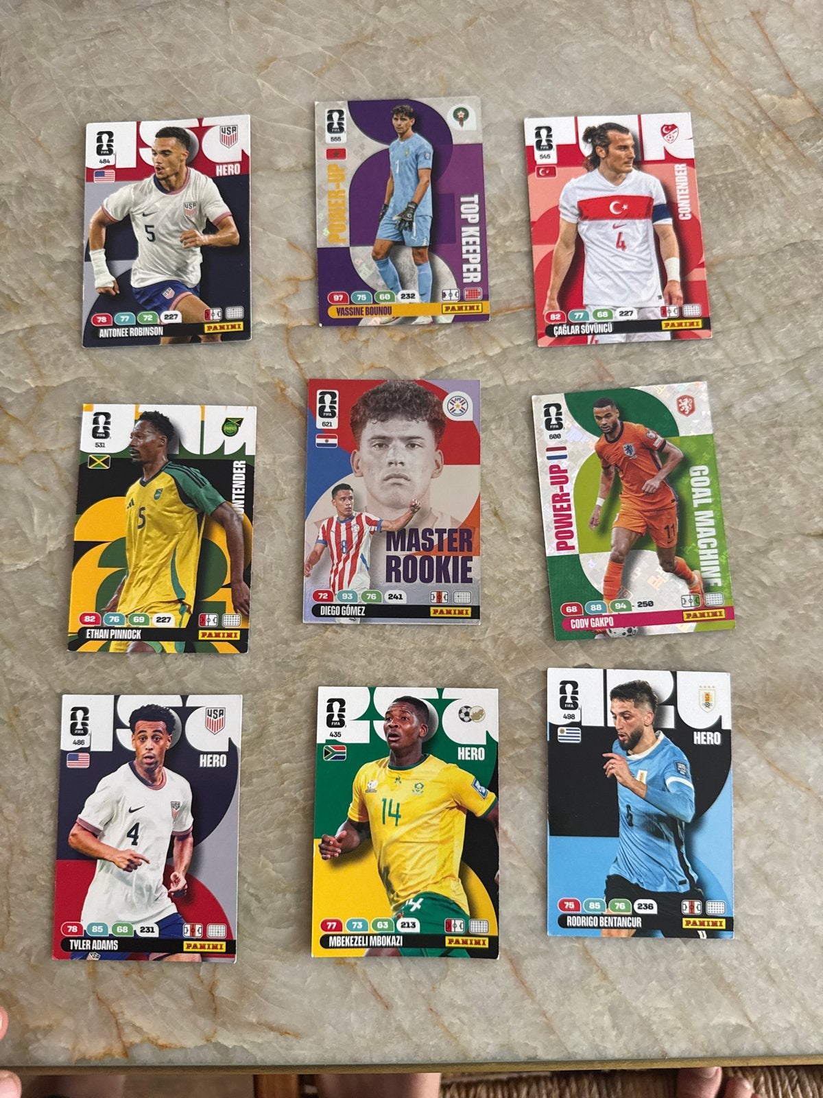 53 x Panini Adrenalyn XL FIFA World Cup Voetbalkaarten, Ophalen, Zo goed als nieuw, Overige sporten, Spelerskaart