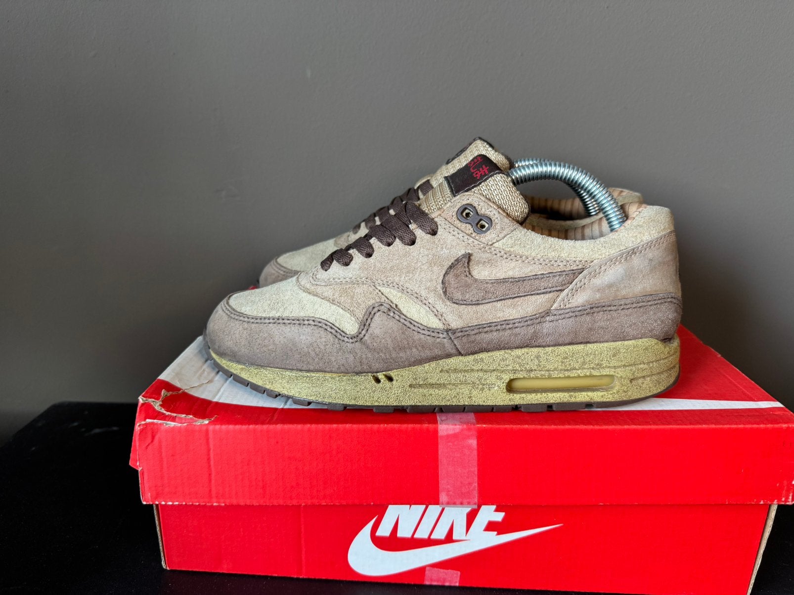 NIKE AIR MAX 1 SHIMA SHIMA GRUNGE PACK EU40.5 US7.5 PATTA, Ophalen of Verzenden, Blauw