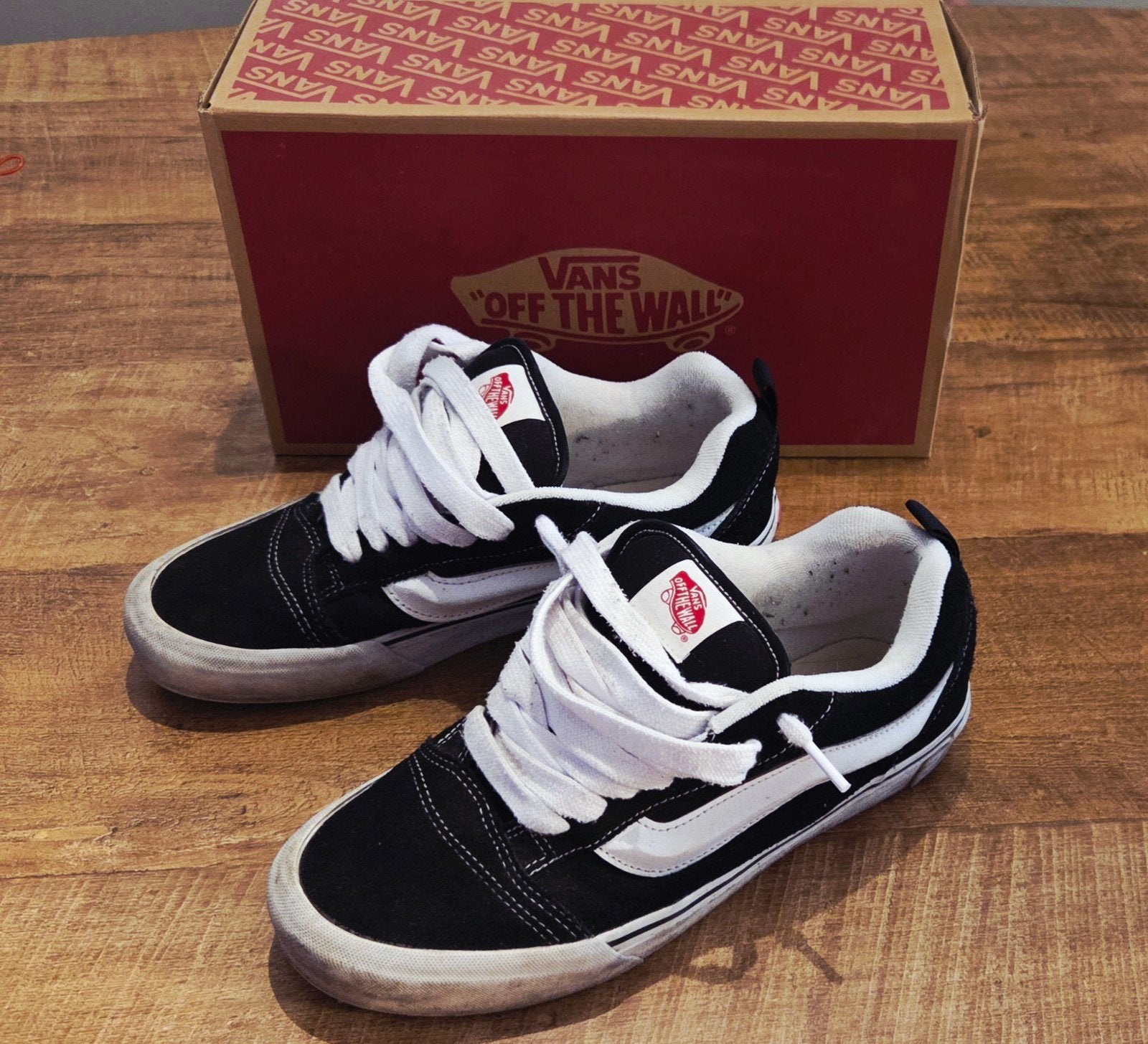 Vans sneakers zwart/wit - Maat 42,5, Zwart, Ophalen of Verzenden, Sneakers of Gympen, Vans