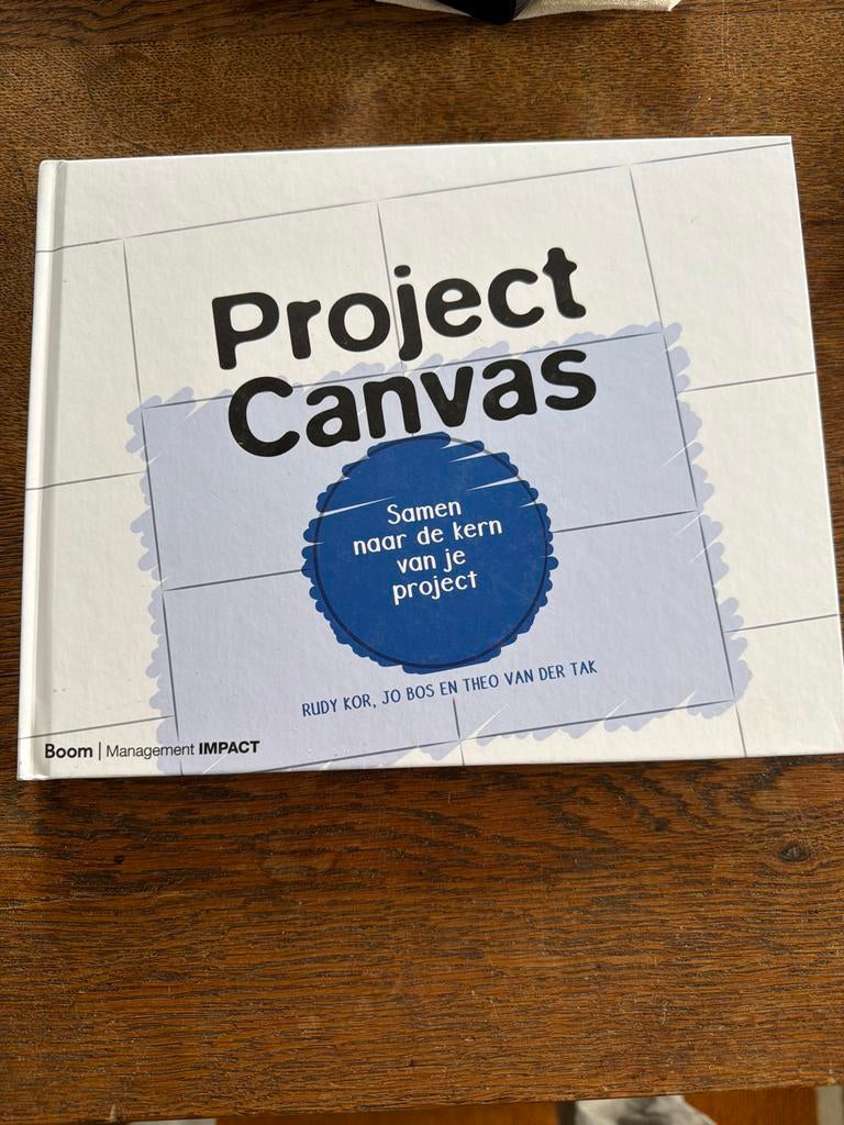 Project Canvas: Samen naar de kern van je project, Ophalen of Verzenden, Zo goed als nieuw, Management