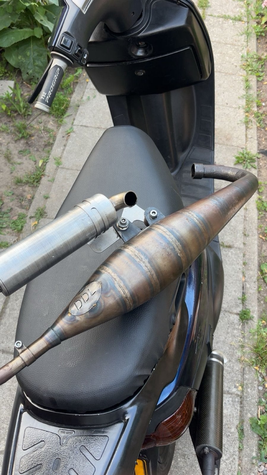 Ddl high end uitlaat piaggio, Fietsen en Brommers, Ophalen of Verzenden, Zo goed als nieuw, Tweetakt, Overige modellen