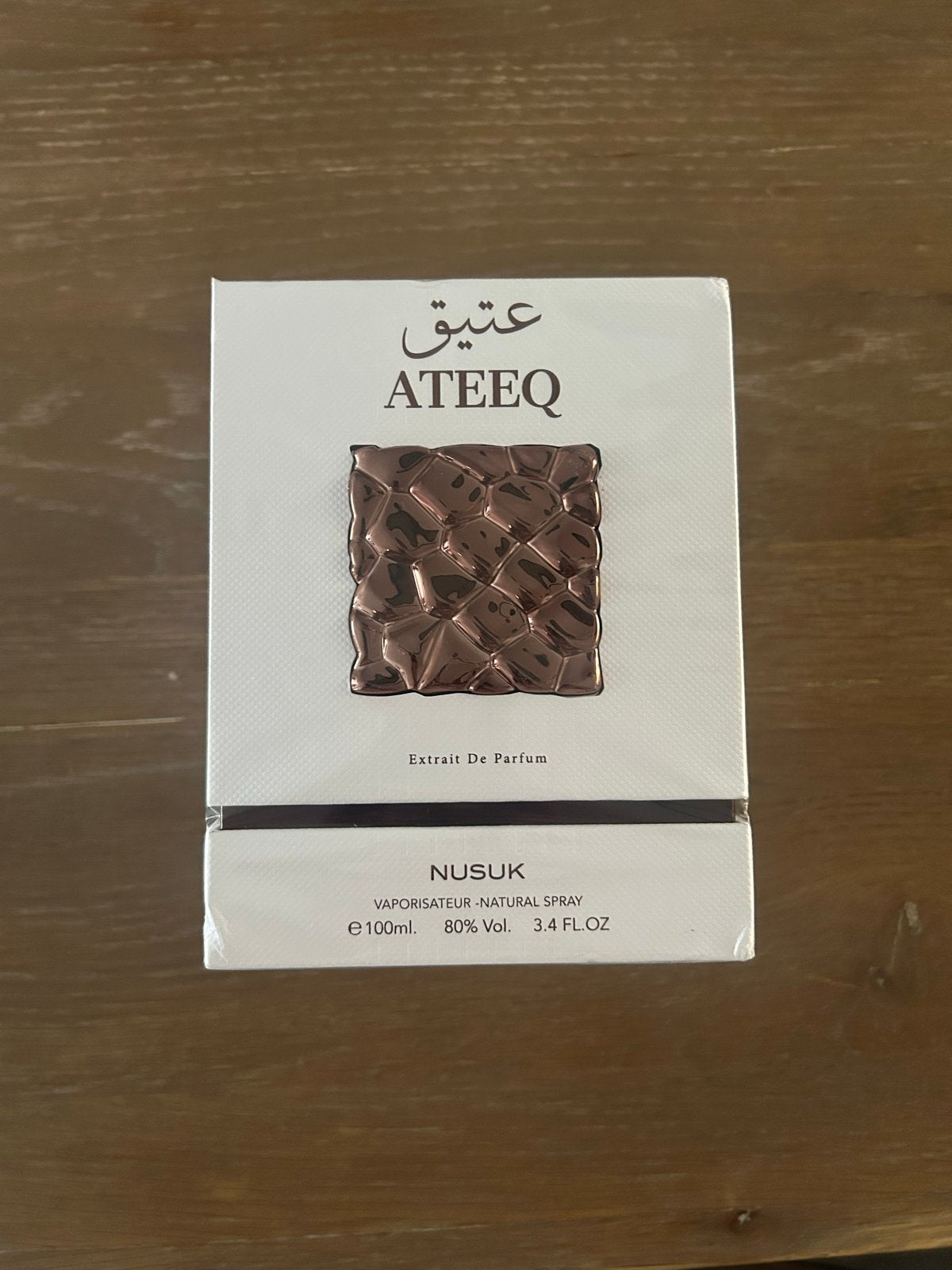 Ateeq Nusuk Extrait De Parfum 100ml - Nieuw in doos, Verzenden, Nieuw