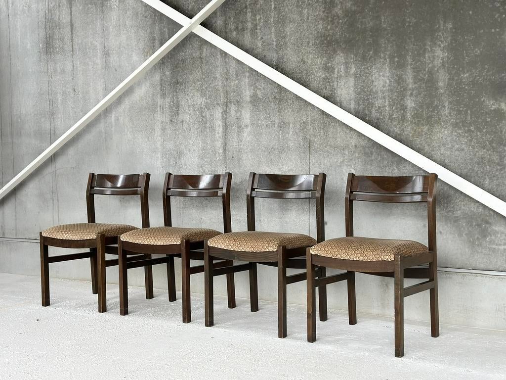 Eetkametstoelen | Mid century | 4, Ophalen of Verzenden