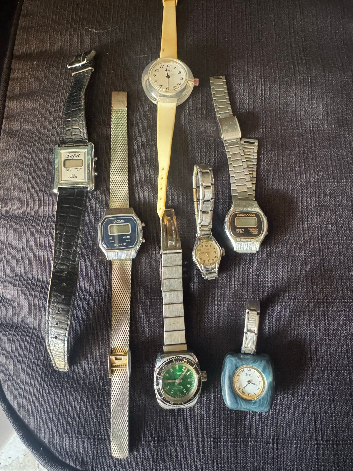 Vintage horloges 7x, Ophalen of Verzenden, Overige merken