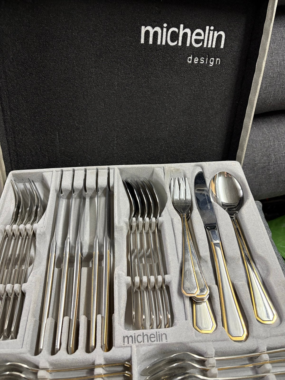 Michelin 6-delige bestekset - Chroom-Nikkel 18-10, Ophalen of Verzenden
