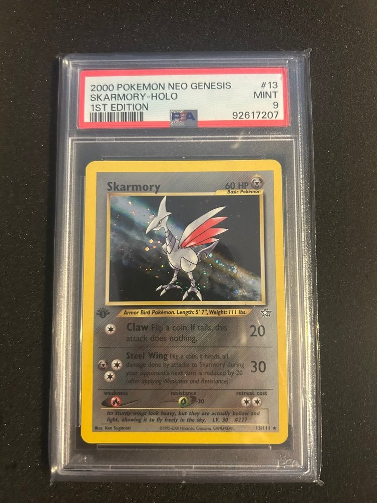 13/111 skarmory 1st psa 9, Ophalen of Verzenden, Zo goed als nieuw, Foil