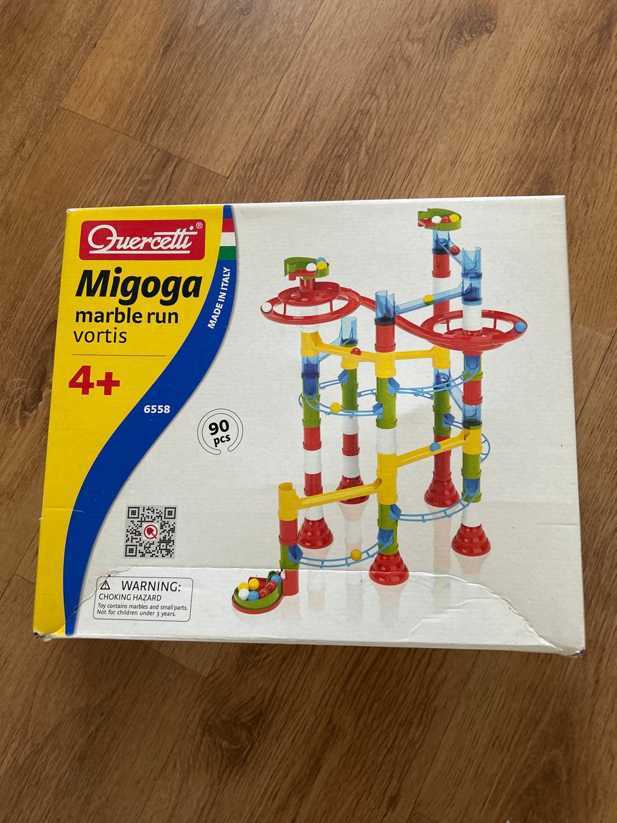Quercetti Migoga Marble Run Vortis knikkerbaan 90 stuks, Ophalen of Verzenden, Gebruikt, Overige merken