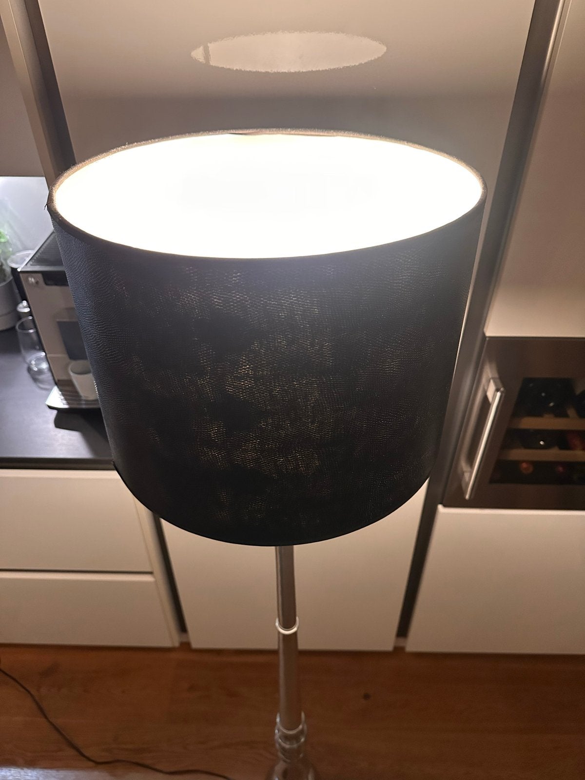 Foto 4 van Van Roon Living vloerlamp – 166 cm – zilver/zwar