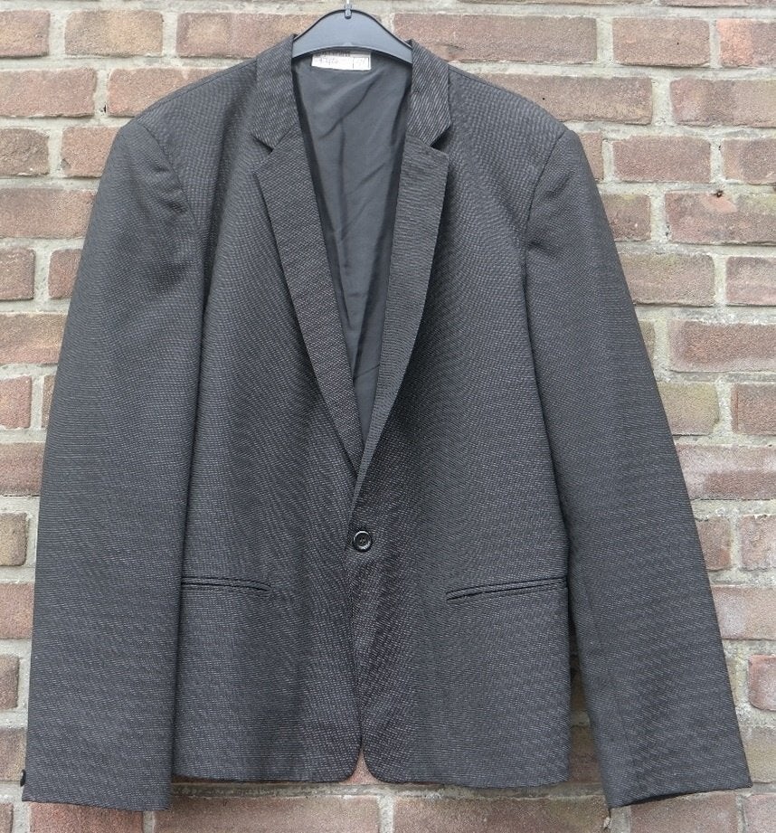zwart jaren 60 colbert, mt. 46, Kleding | Heren, ., Ophalen of Verzenden, Zo goed als nieuw, Maat 46 (S) of kleiner