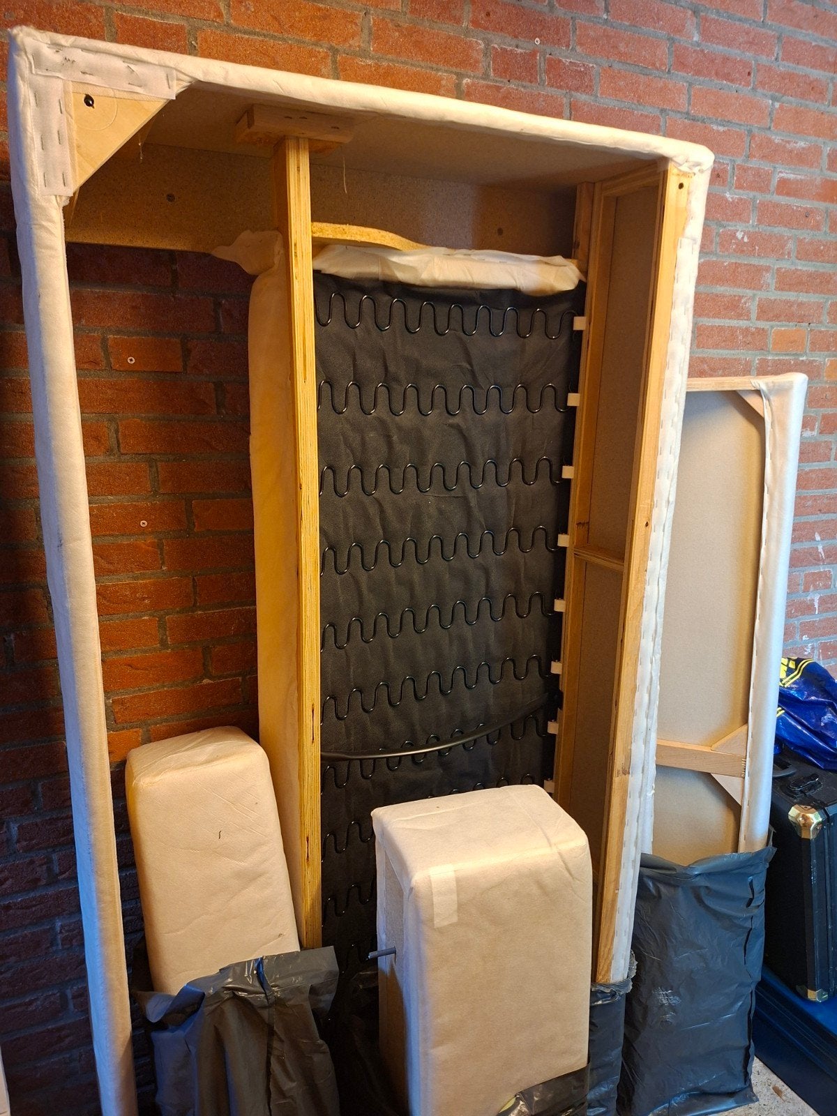 IKEA Klippan bank met grijze hoes, Ophalen, Gebruikt, 150 tot 200 cm, Tweepersoons