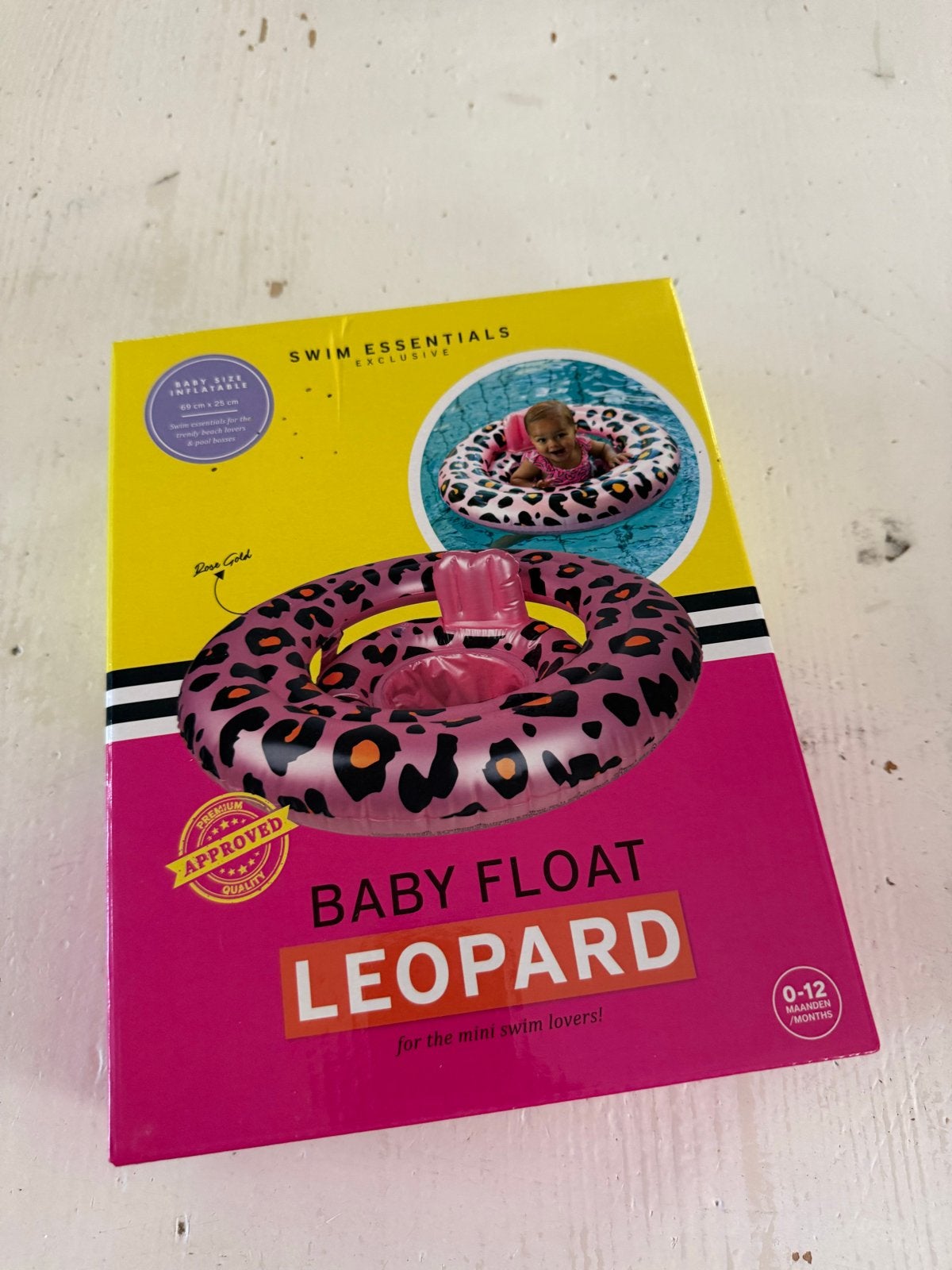Swim Essentials Baby Float Luipaard 0-12 maanden, Ophalen, Nieuw