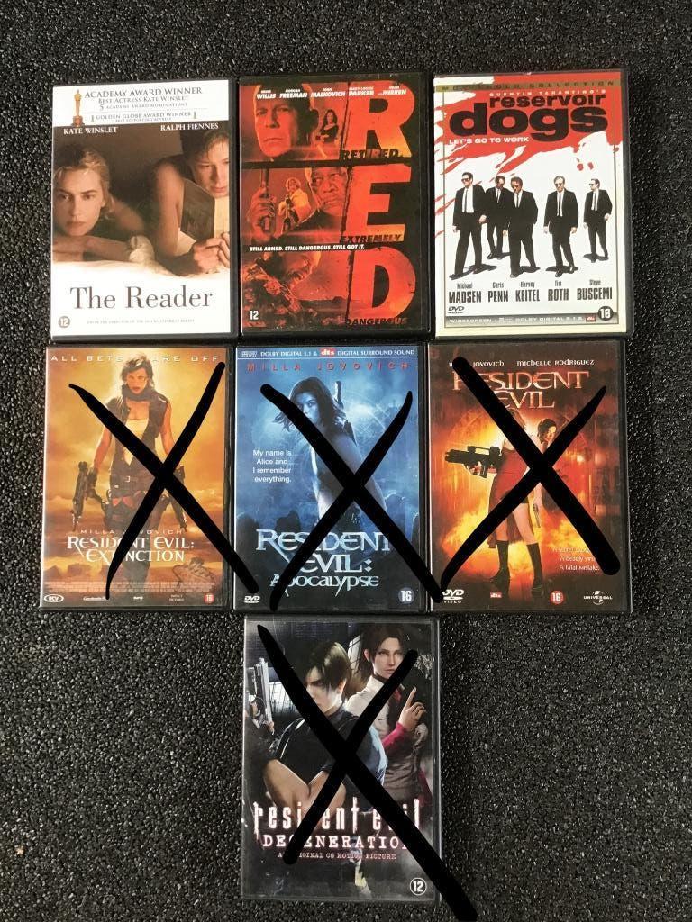 Diverse genres dvd’s €1 p/s.  Pakket R, Alle leeftijden, Verzenden, Zo goed als nieuw, Overige genres