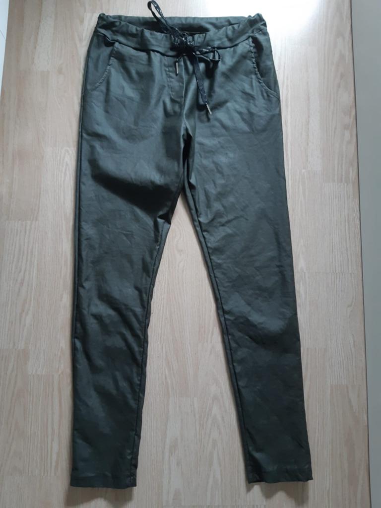 Pantalon Leatherlook S, Verzenden, Zo goed als nieuw, Lang, Groen