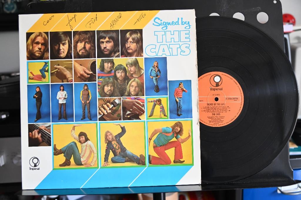 LP 1972 the Cats " Signed by the Cats ", Ophalen of Verzenden, Inclusief binnenhoes, 12 inch, Poprock