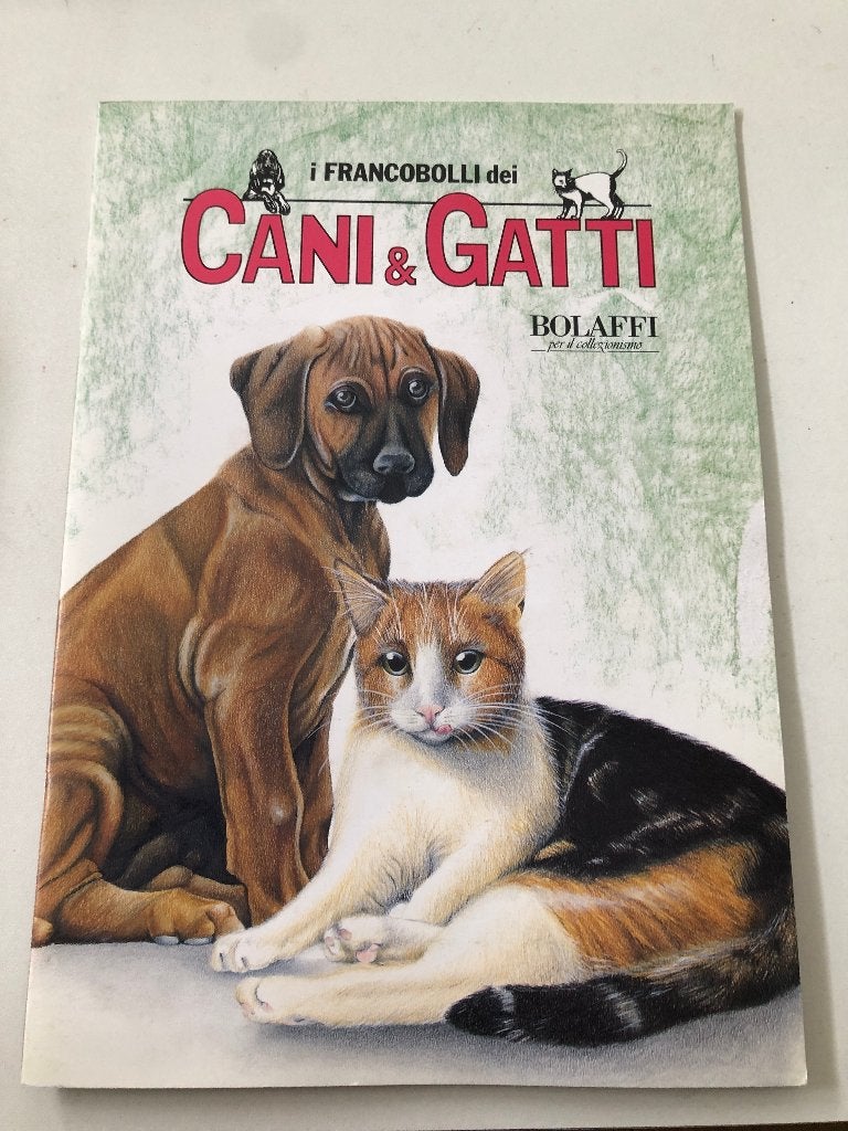 album met honden en katten postzegels compleet, Verzenden, Buitenland