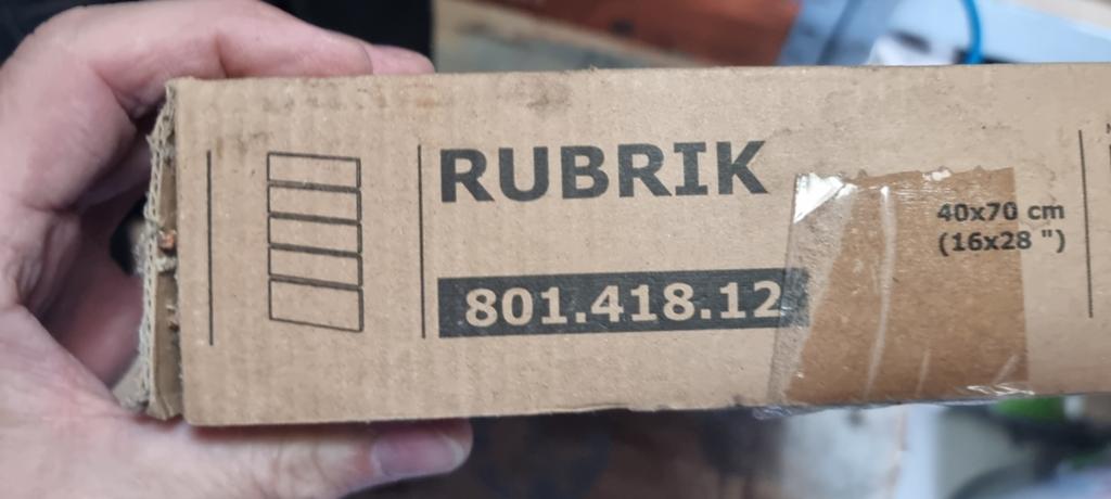 IKEA Rubrik RVS ladenfrontjes 40x70 cm - Nieuw in verpakking, Huis en Inrichting, Kasten | Ladekasten, Minder dan 50 cm, 1 of 2 laden