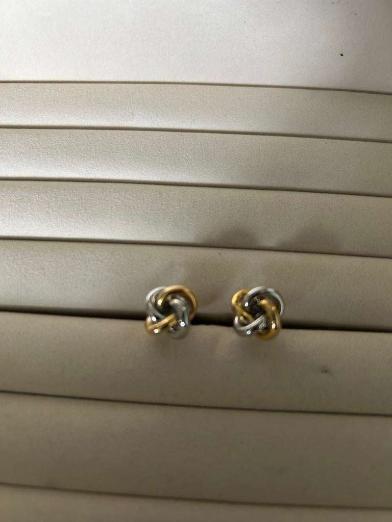 Elegante Manchetknopen Goud- en Zilver, Ophalen of Verzenden, Zo goed als nieuw, Overige materialen, Verguld