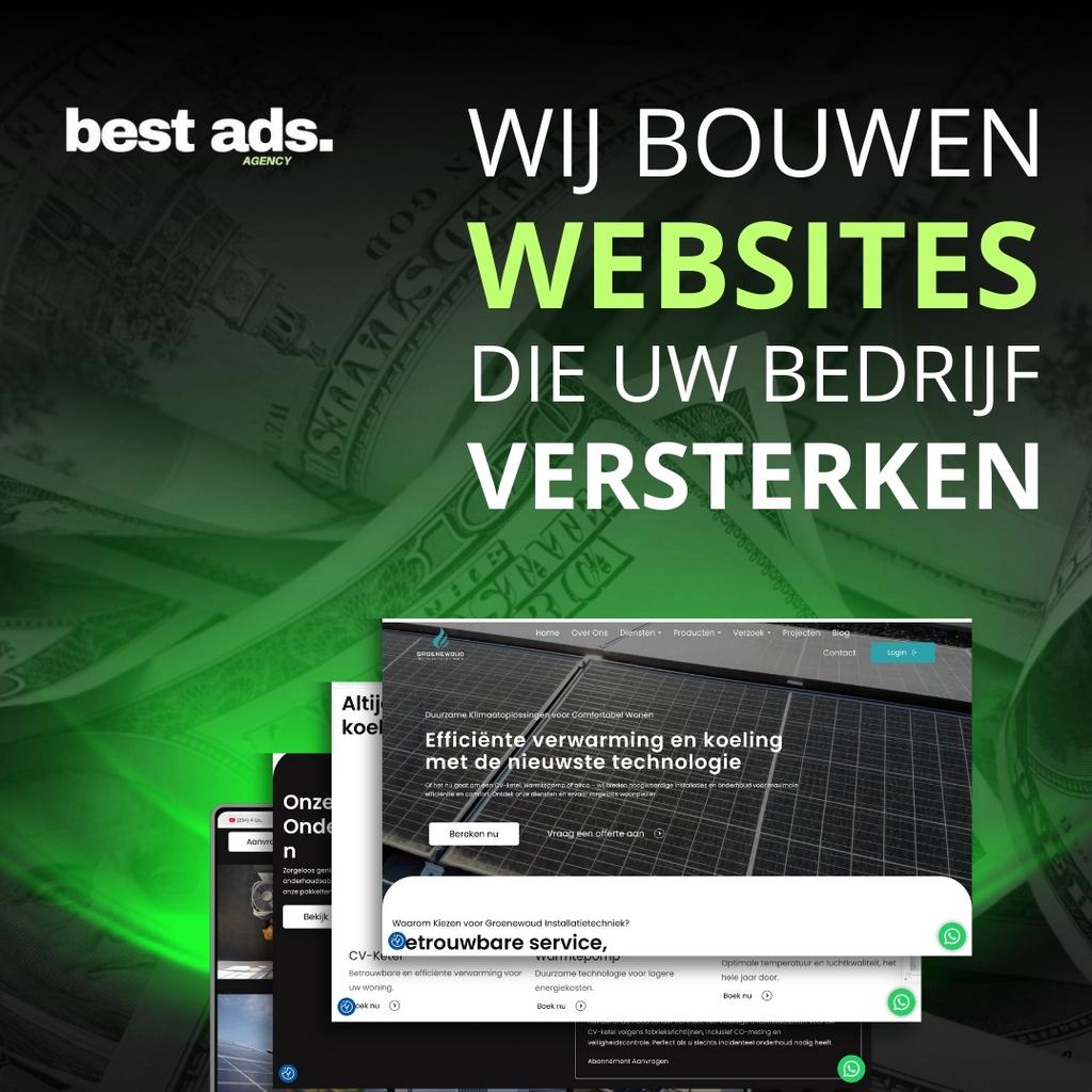 Website of Webshop laten maken? Binnen 5 dagen online!, Diensten en Vakmensen, Webdesigners en Hosting, Webdesign