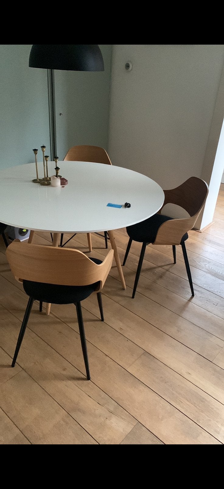 Moderne stoelen JYSK 4x, Ophalen, Gebruikt, Overige kleuren, Eén