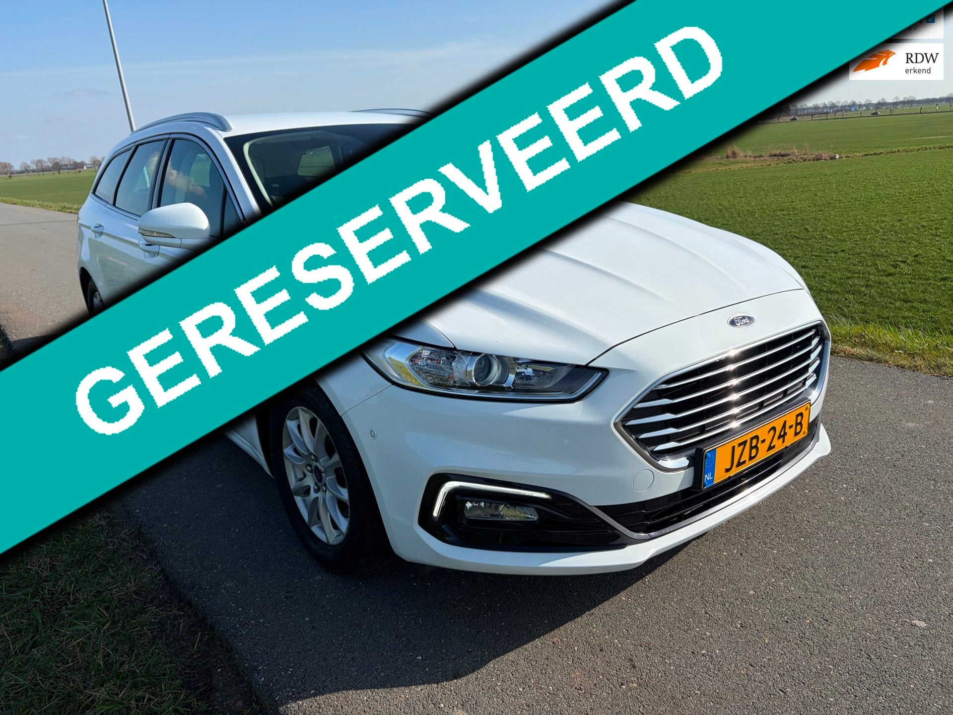 Ford Mondeo Wagon 2.0 IVCT HEV Incl BTW, Auto's, Dealer onderhouden, Stof, Zwart, 190 pk