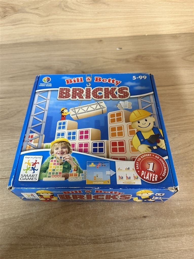 bill and betty bricks - smart games - s6493, Verzenden, Zo goed als nieuw