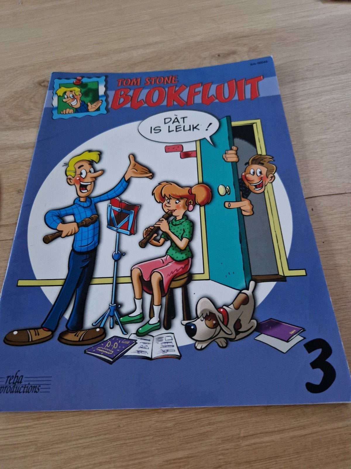 Tom Stone Blokfluit: Dat is Leuk! - Deel 3, Muziek en Instrumenten, Bladmuziek, Gebruikt, Les of Cursus, Ophalen of Verzenden
