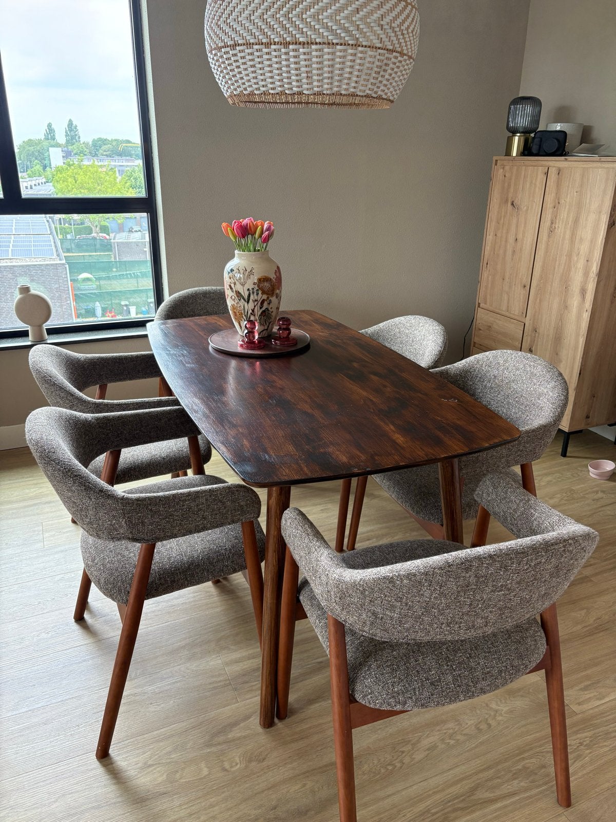 Leen Bakker eettafel, gekocht in mei 2025, Ophalen, Gebruikt, 100 tot 150 cm, 50 tot 100 cm
