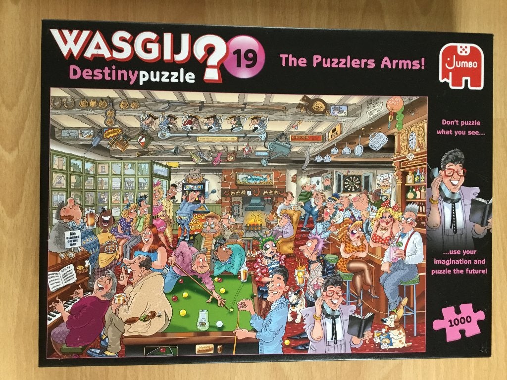 Legpuzzel Wasgij, Ophalen, 500 t/m 1500 stukjes, Zo goed als nieuw, Legpuzzel