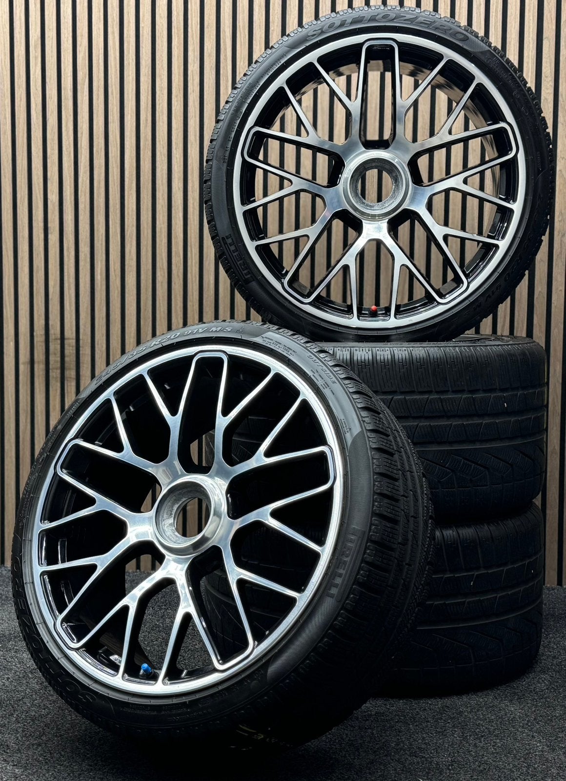 WINTER! Originele 20 inch Porsche 911 991 Turbo S Pirelli NO, Ophalen, 245 mm, ., Banden en Velgen