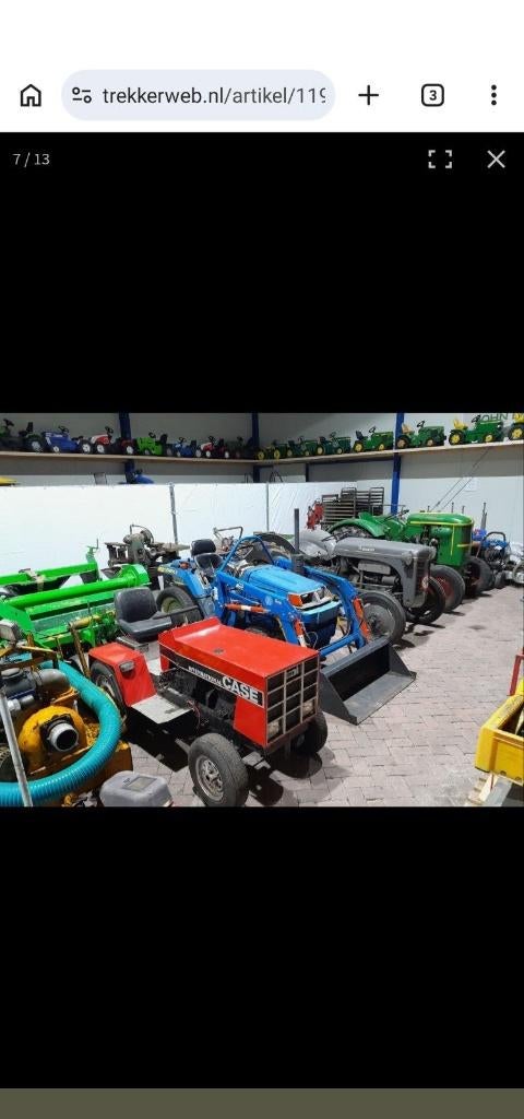 GEZOCHT CASE TUINTREKKER, Tuin en Terras, Zitmaaiers, Ophalen of Verzenden