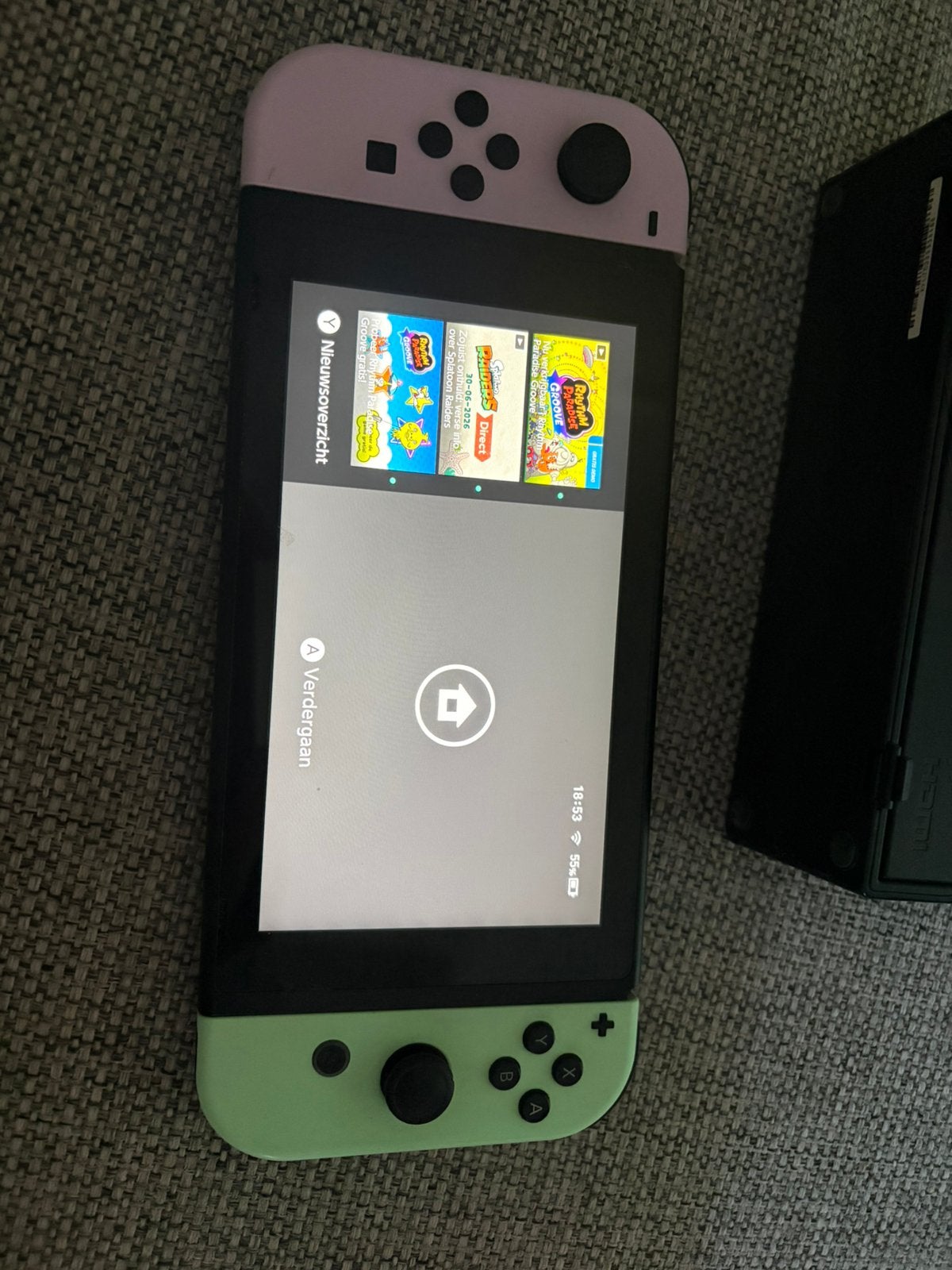 Nintendo switch 1, Ophalen of Verzenden, Zo goed als nieuw, Met 2 controllers, Switch Original