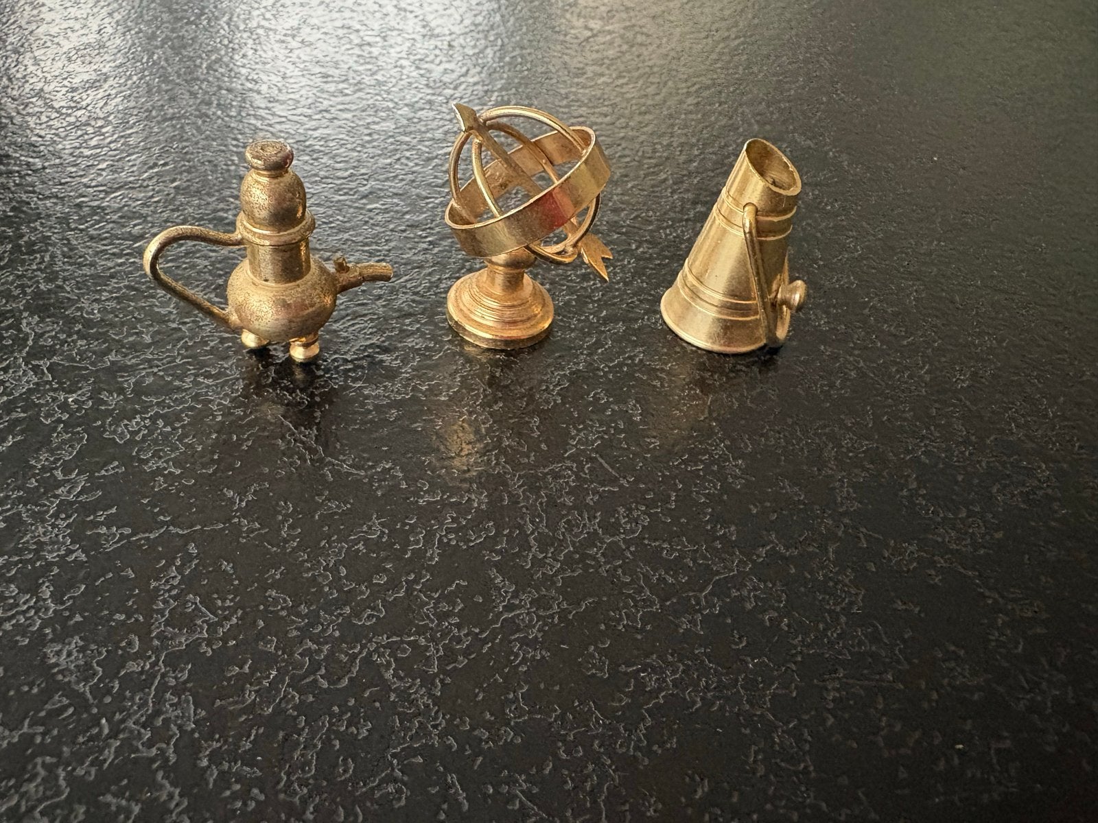Miniatuur messing decoratieve objecten set, Ophalen of Verzenden