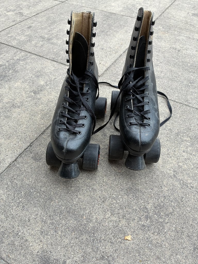 Rollerskates Zwart, Ophalen, Gebruikt, Inline skates 4 wielen, Dames