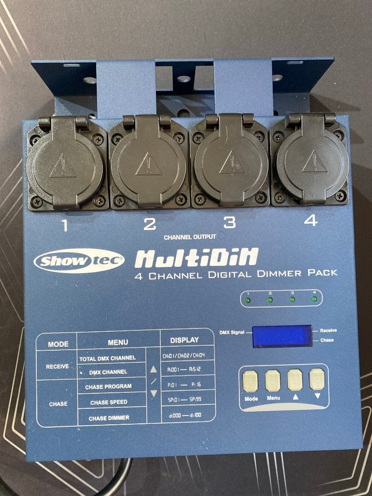 Showtec MultiDim 4-kanaals DMX Dimmerpack 4230V, Ophalen of Verzenden, Zo goed als nieuw, Licht