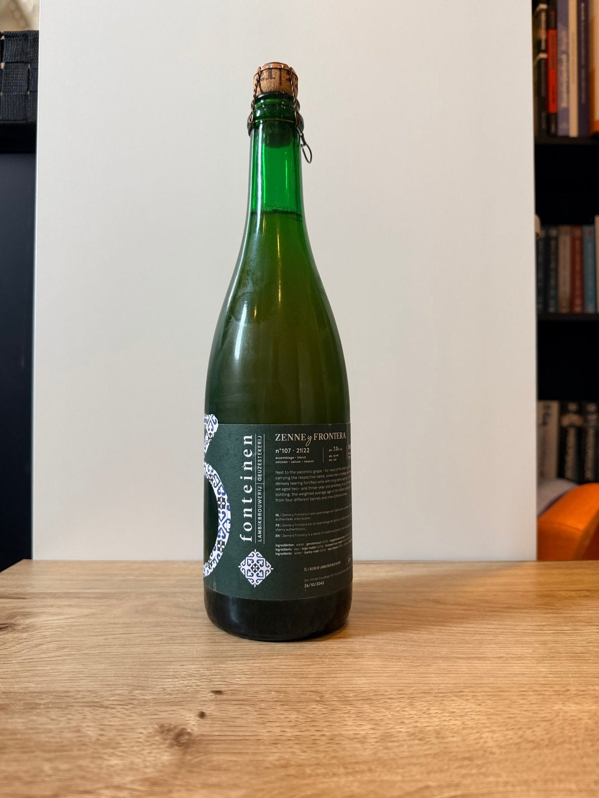 Zenne y Frontera n107 - 2022 Lambiek van Brouwerij 3 Fontei, Verzamelen, Biermerken, Ophalen, Nieuw, Overige typen