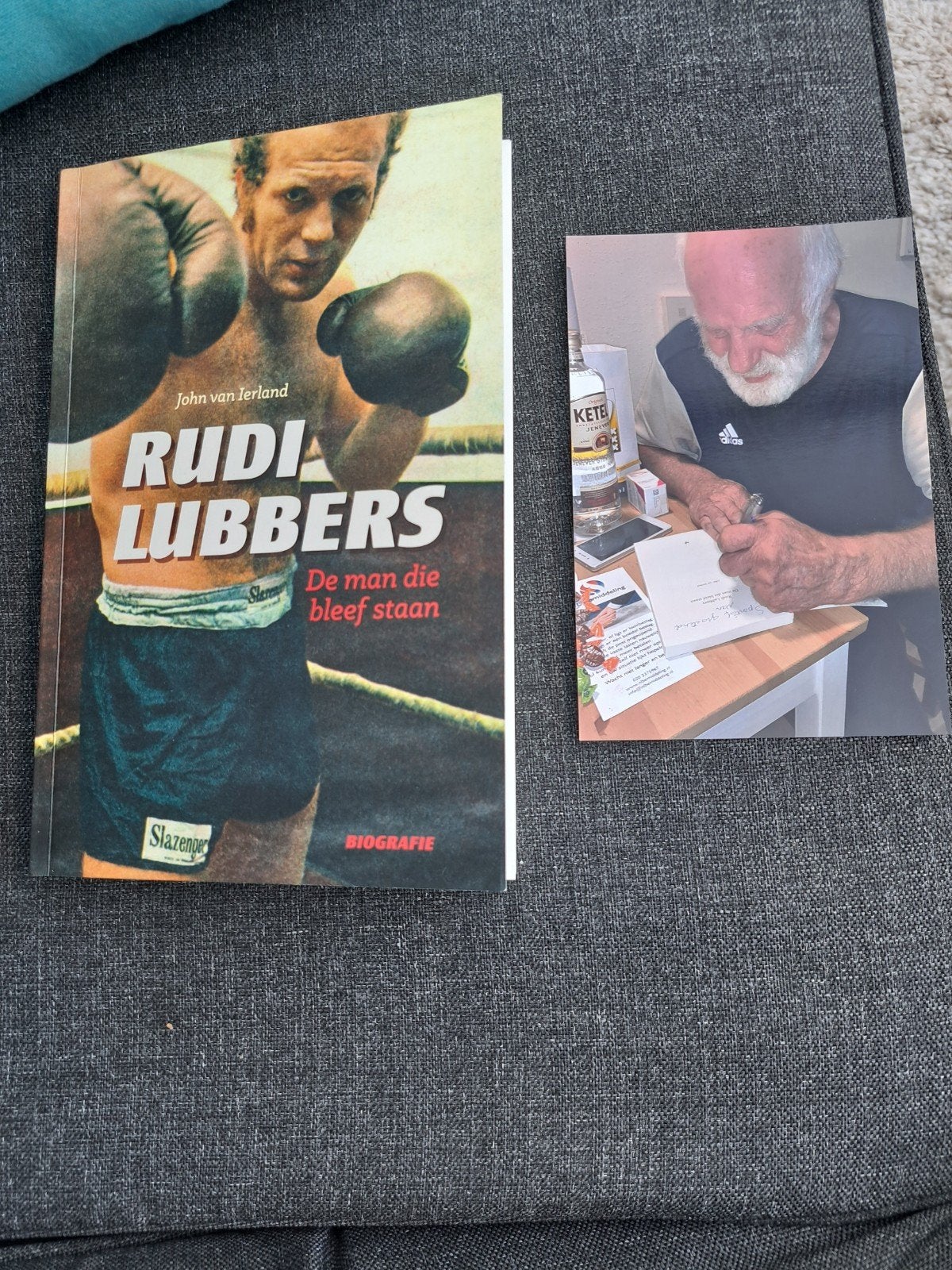 Rudi Lubbers: De man die bleef staan - Gesigneerd exemplaar, Ophalen of Verzenden, Zo goed als nieuw, John van Ierland, Sport