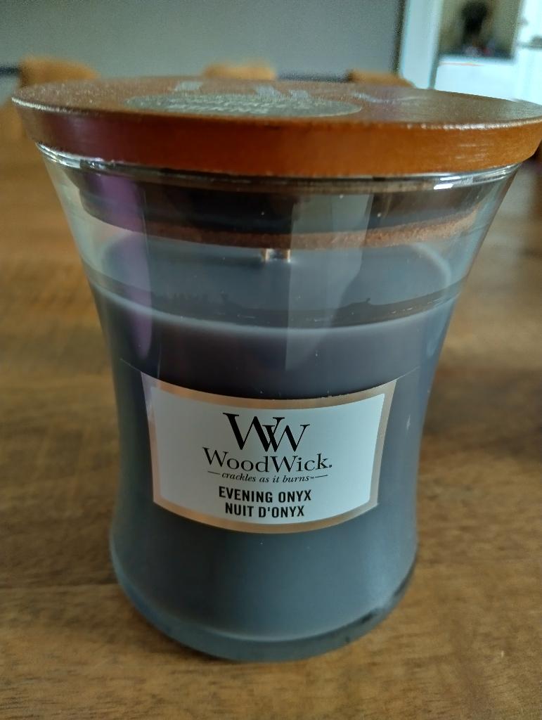 WoodWick kaars - 275 g, Ophalen, Overige materialen, Nieuw, Grijs