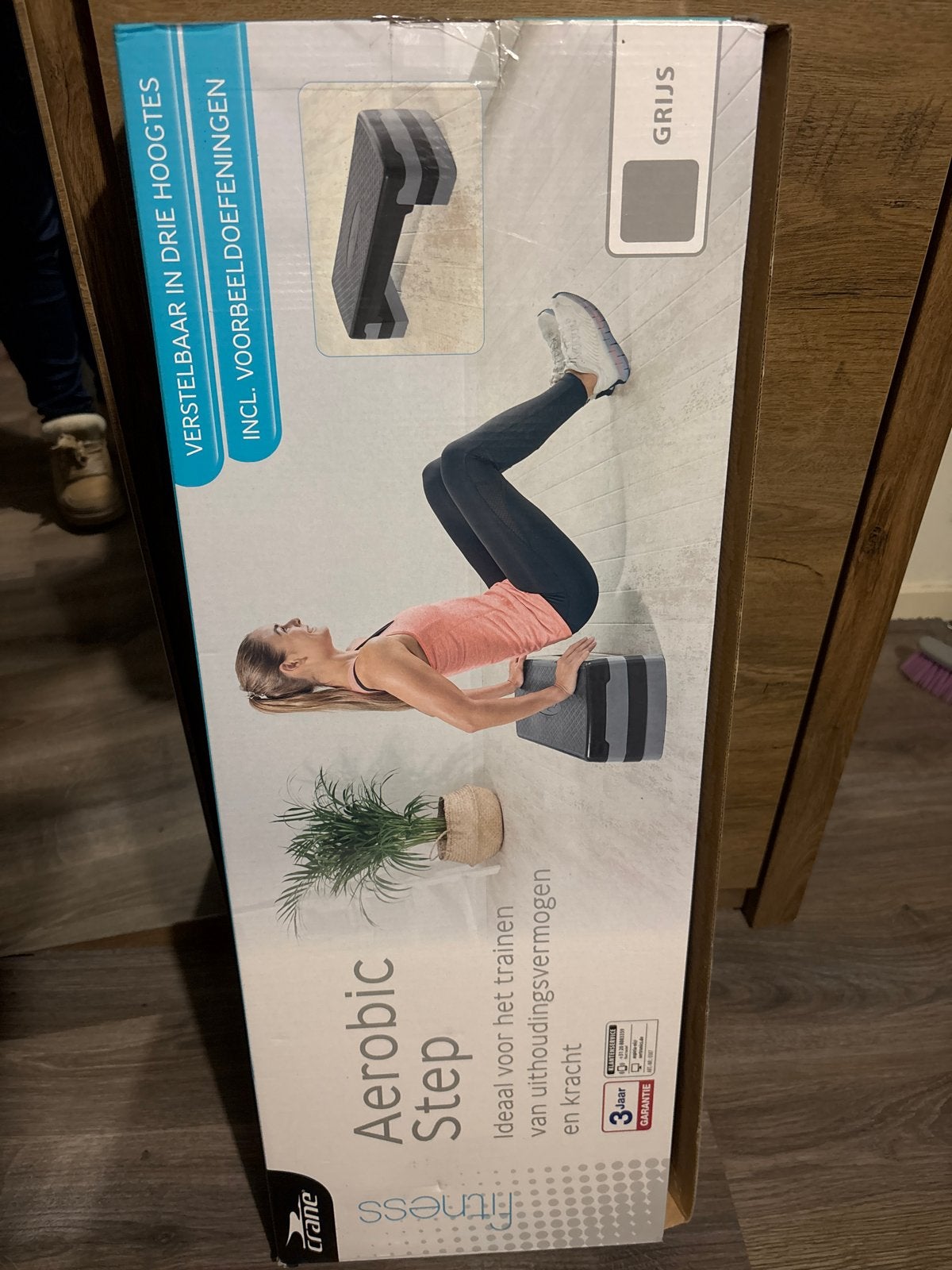 Crane Fitness Aerobic Step - Verstelbaar in 3 hoogtes, Sport en Fitness, Ophalen of Verzenden, Nieuw, Stepbank