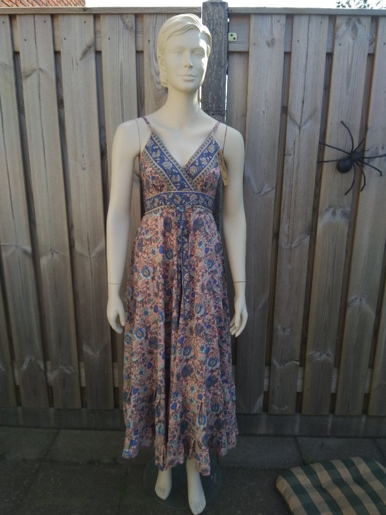 Zomerjurk lang - NIEUW - Ibiza - hippie - verzendactie!!!, Nieuw, Ophalen of Verzenden, Roze, Maat 36 (S)