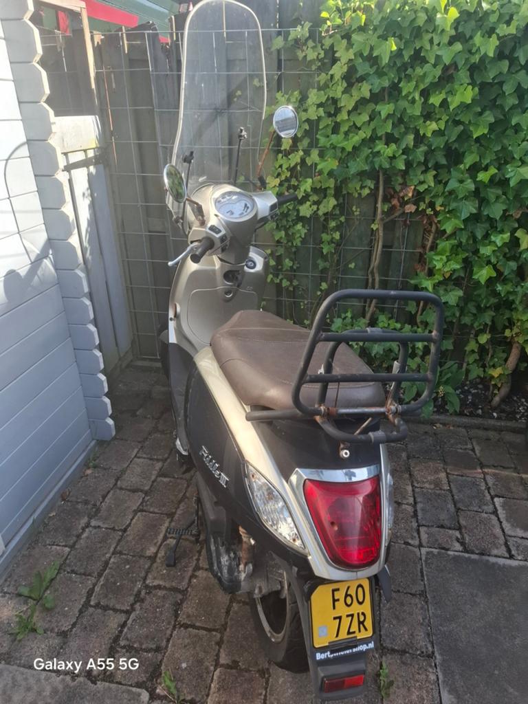 Sym Fiddle ||| Scooter, Ophalen, Gebruikt, Maximaal 45 km/u, Benzine