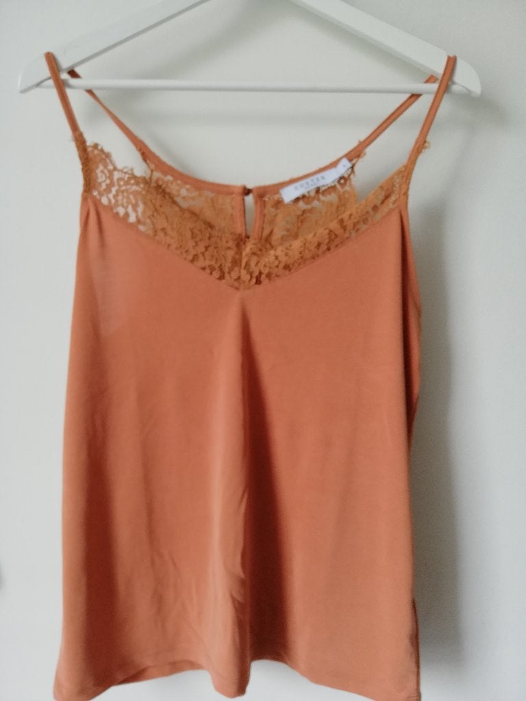 Costes topje mt L, Maat 42/44 (L), Oranje, Ophalen of Verzenden, Zo goed als nieuw