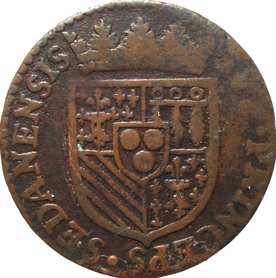 Frankrijk - Sedan 2 liard 1613 (schaars), Ophalen of Verzenden, Frankrijk, Losse munt