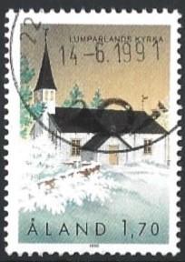 Aland SG 44 gebruikt a - 10-09-1990 - 0,20, Verzenden, Finland, Gestempeld