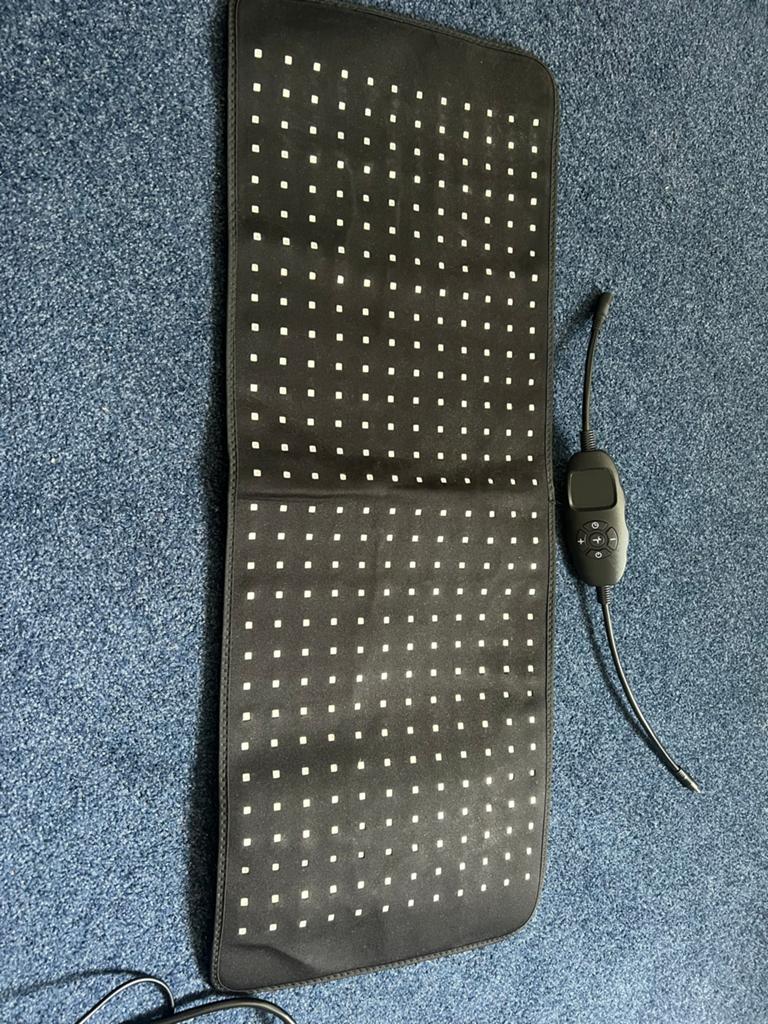 Infrarood Licht Therapie Mat 30x80cm, Sport en Fitness, Gezondheidsproducten en Wellness, Ophalen of Verzenden, Zo goed als nieuw