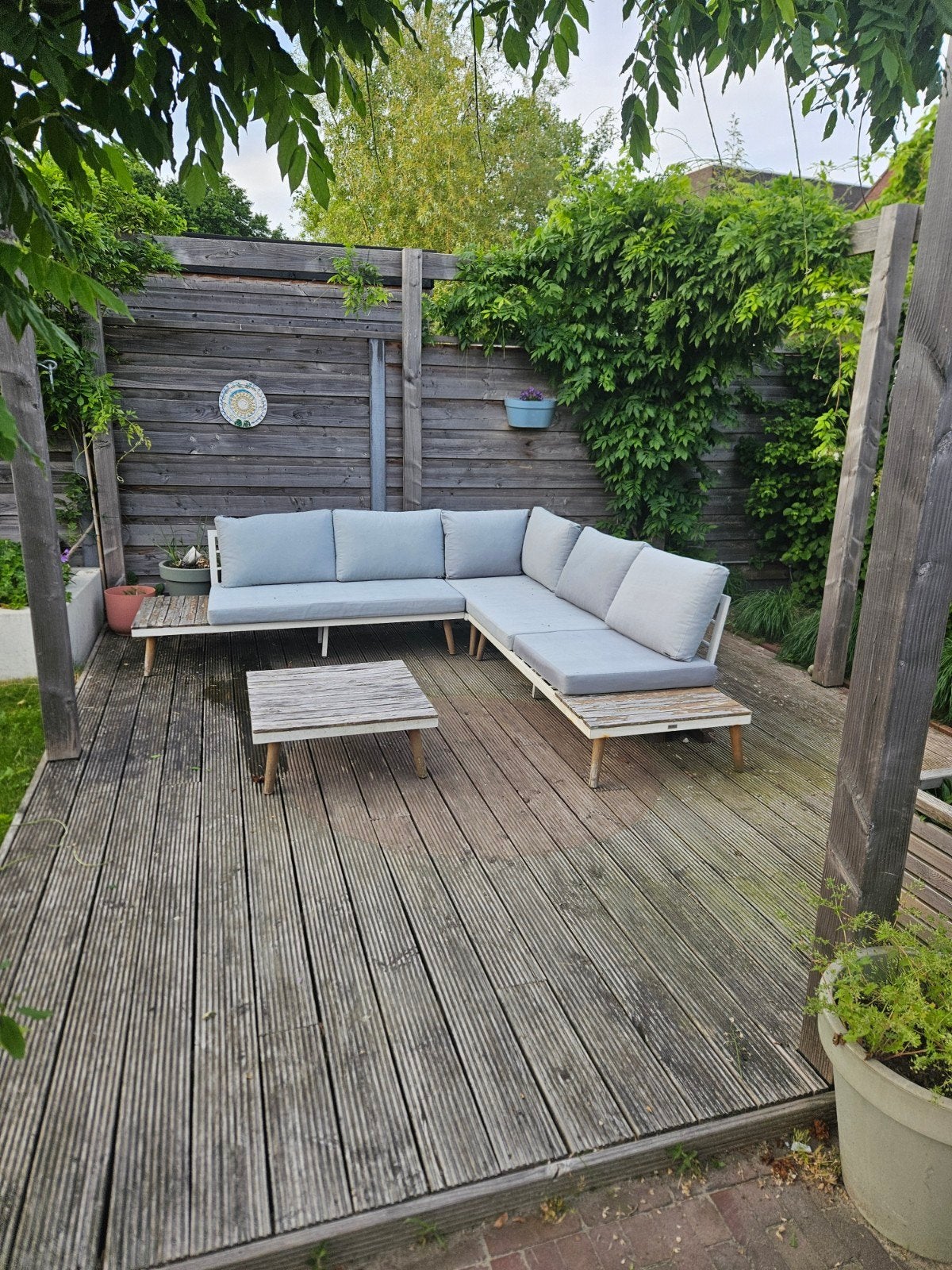 Houten vlonder / pergola / basis voor overkapping, Ophalen, Hout