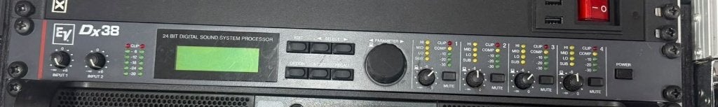 EV Dx38 24-bit Digitaal Geluidssysteem Processor, Audio, Tv en Foto, Ophalen of Verzenden, Zo goed als nieuw, Audio