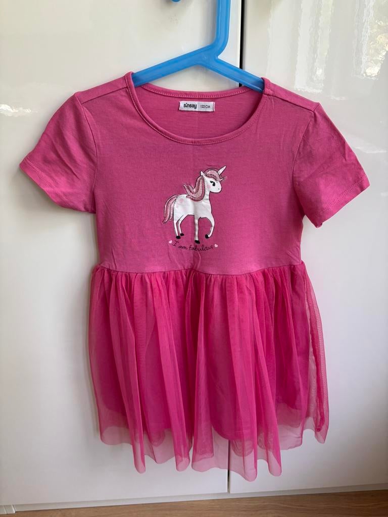 Sinsay unicorn jurk 122, Ophalen of Verzenden, Gebruikt, Meisje, Jurk of Rok