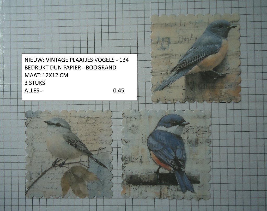 vintage plaatjes vogels 134 ( alleen verzenden, Hobby en Vrije tijd, Kaarten | Zelf maken, Ophalen, Nieuw, Dieren, Knipvel