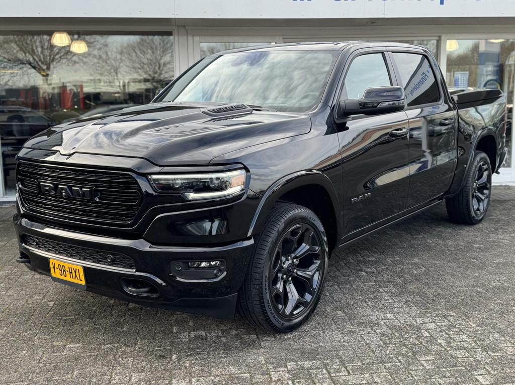 Dodge Ram 1500 4X4 5.7 V8 4x4 Crew Cab Limited,Head Up,digi, Auto's, Dodge, Automaat, 5654 cc, Zwart, Leder