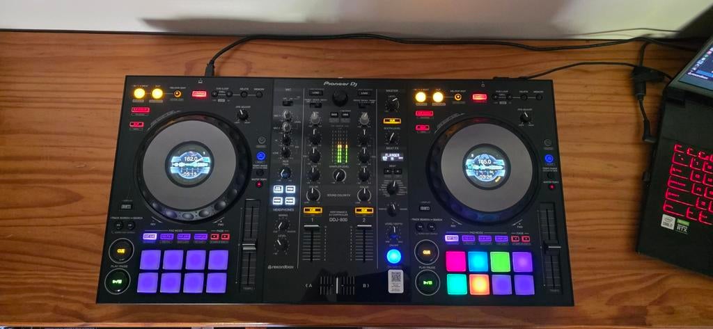 Pioneer DDJ800 DJ Controller + Decksaver., Muziek en Instrumenten, Dj-sets en Draaitafels, Zo goed als nieuw, Dj-set, Pioneer